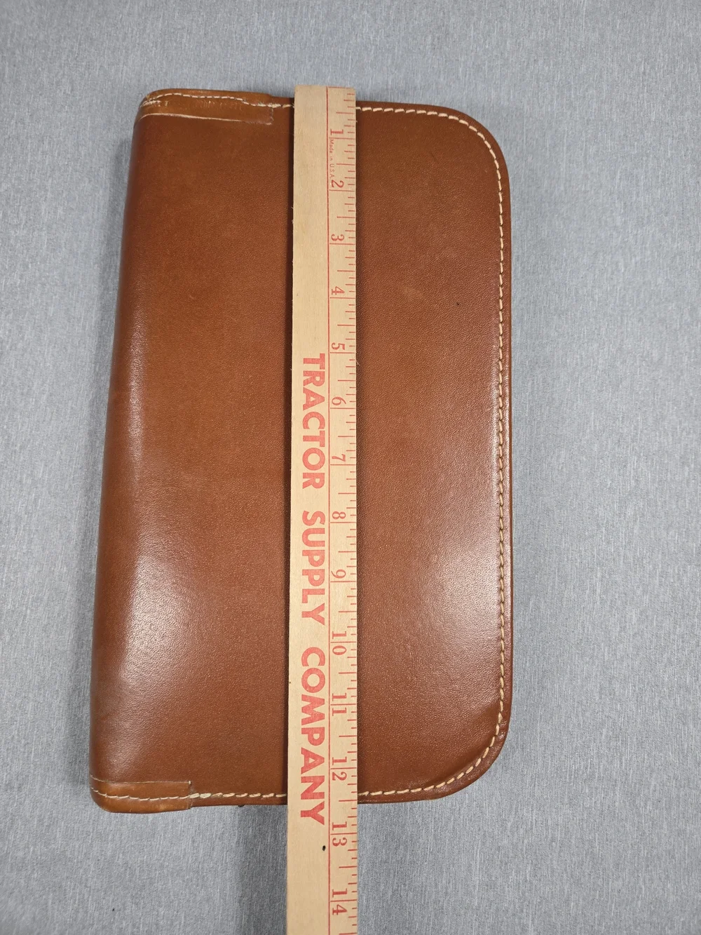 Vintage Carlton Leather Accordion Multi-Pocket Wallet Clutch Made in USA